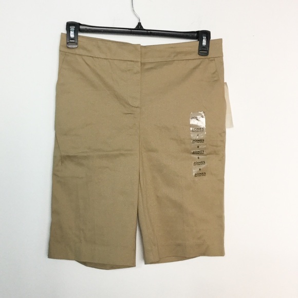 Jones New York Pants - Jones New York 6 Shorts Khakis Chinos Khaki NWT